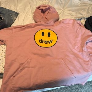 Pink Drew House hoodie size medium